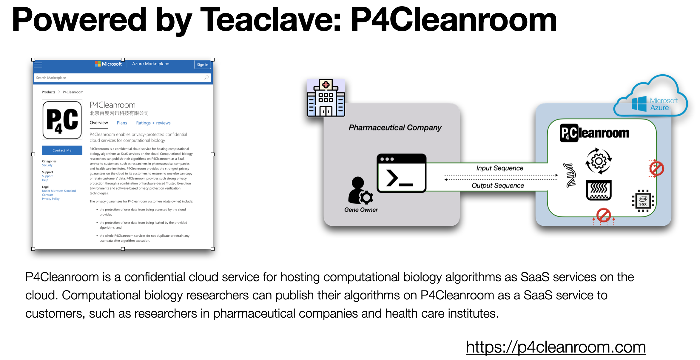 P4Cleanroom - Powered by Teclave