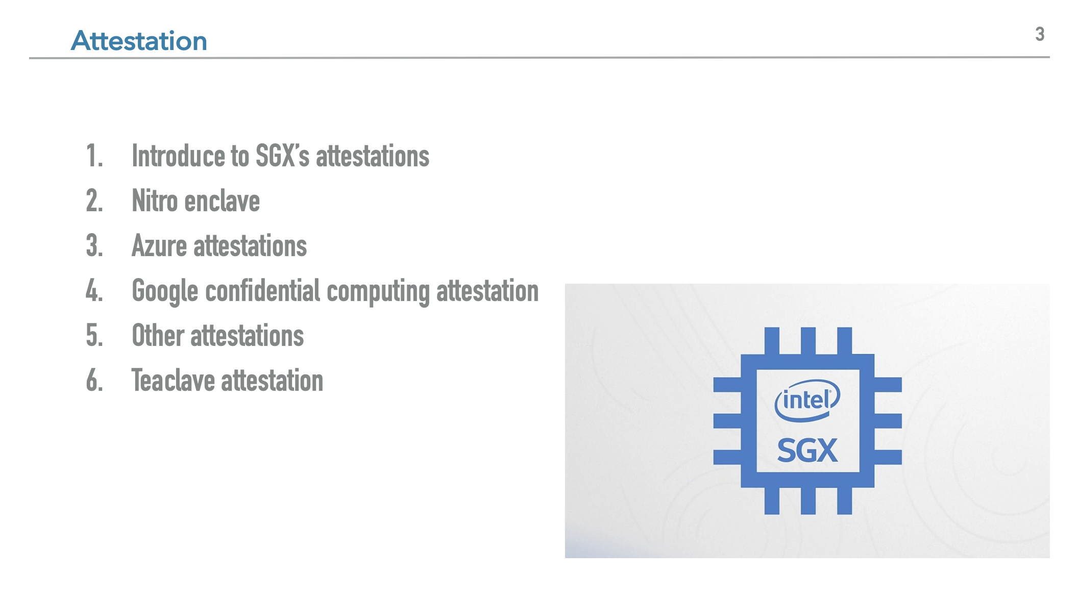 Public Cloud Attestation Services